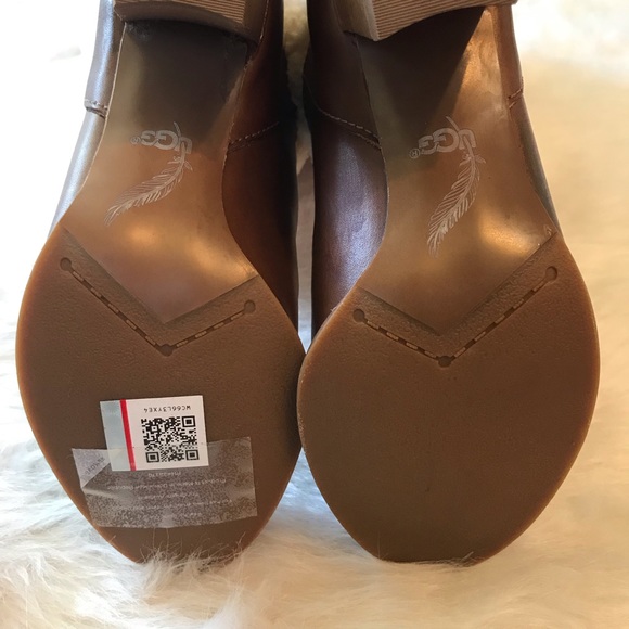 Ugg Australia Ava Exposed Fur Tall Boots Size 6 - Picture 4 of 5